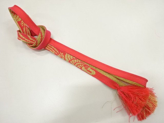 JAPANESE KIMONO / HAND-TIED OBIJIME CORD